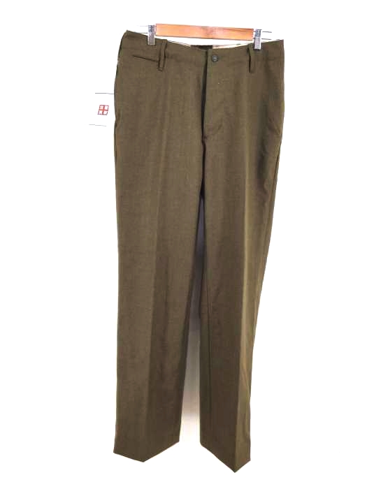 USED古着（ユーズドフルギ） TROUSERS WOOL SERGE SPECIAL O.D. LIGHT SHADE メンズ パンツ