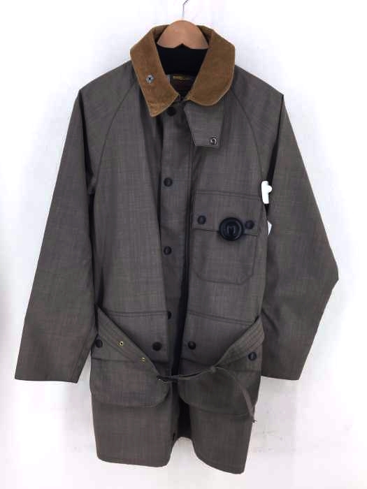 BARBOUR SOUTH SHIELD(バブアーサウスシールド) 襟コーデュロイ ステンカラーコート メンズ アウター