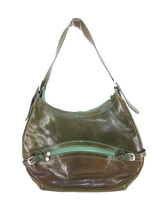 USED古着(ユーズドフルギ) ITALY製 GENUINE LEATHER ショルダーバッグ レディース バッグ