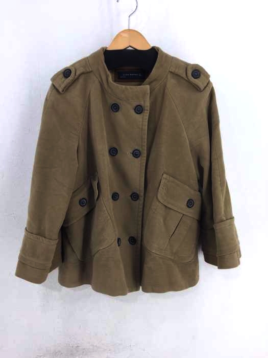 ZARA WOMAN(ザラ ウーマン) Aラインスタンドカラージャケット レディース アウター