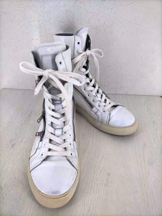MARC JACOBS（マークジェイコブス） ハイカットレザースニーカー メンズ シューズ