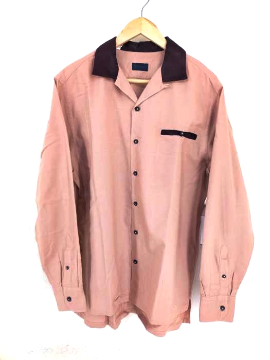 LANVIN(ランバン) 開襟オープンカラー長袖シャツ メンズ トップス