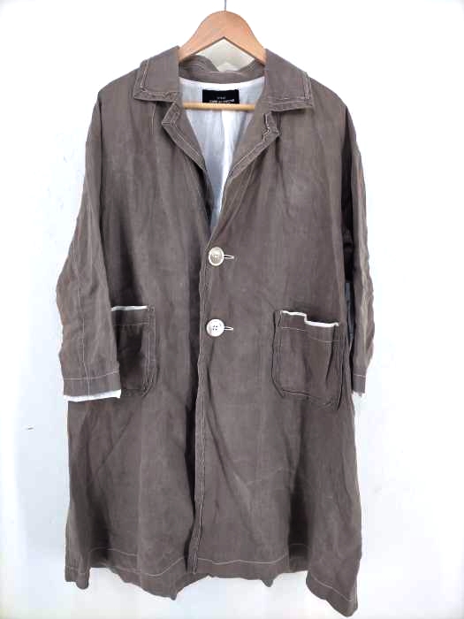 tricot COMME des GARCONS（トリココムデギャルソン） AD2014 リバーシブル リネンコート レディース アウター