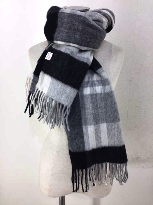 BEAMS DESIGN（ビームスデザイン） カシミヤ混 フリンジマフラー レディース ファッション雑貨