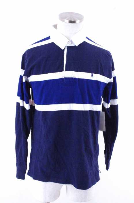Polo by RALPH LAUREN （ポロバイラルフローレン） ボーダー柄ロングスリーブポロシャツ メンズ トップス