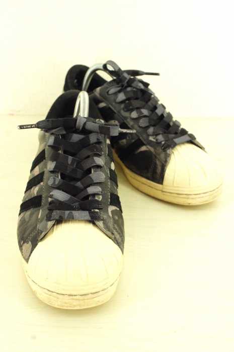 ADIDAS×A BATHING APE × UNDEFEATED adidas （アディダスアベイシングエイプ アンディフィーテッド アディダス） コラボ SUPERSTER カモフラ柄 ローカットスニーカー メンズ シューズ