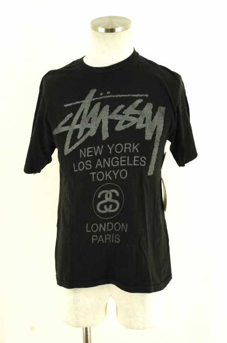 STUSSY （ステューシー） ロゴプリントクルーネックTシャツ メンズ トップス