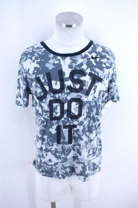 NIKE (ナイキ) JUST DO IT迷彩Tシャツ メンズ トップス