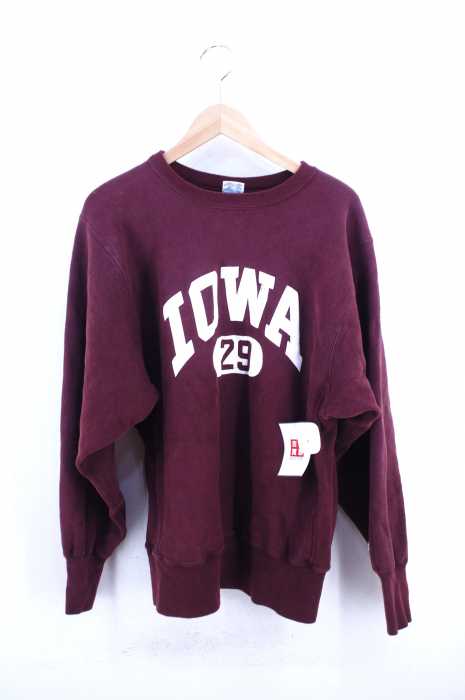 Champion （チャンピオン） 90S 刺繍タグ IOWA REVERSE WEAVE カレッジロゴスウェット メンズ トップス