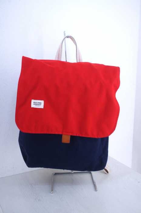 BLK PINE workshop（ブラックパイン・ワークショップ） キャンバスバイカラーリュック メンズ バッグ