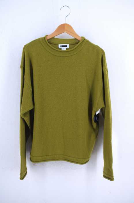 H BEAUTY & YOUTH UNITED ARROWS（エイチビューティーアンドユースユナイテッドアローズ） モックネックウールロールアップニット メンズ トップス