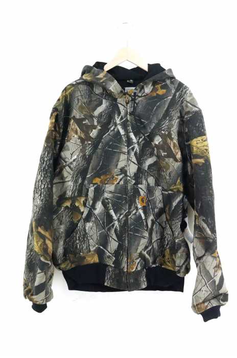 Carhartt （カーハート） USA製 リアルツリーカモ ダック地アクティブジャケット メンズ アウター