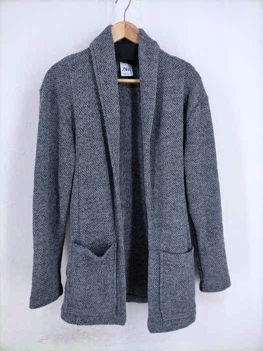 ZARA(ザラ) ショールカラーローゲージカーディガン メンズ トップス