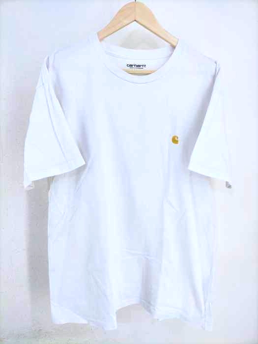 Carhartt WIP（カーハートワークインプログレス） SS CHASE TS ロゴ刺繍半袖Tシャツ メンズ トップス