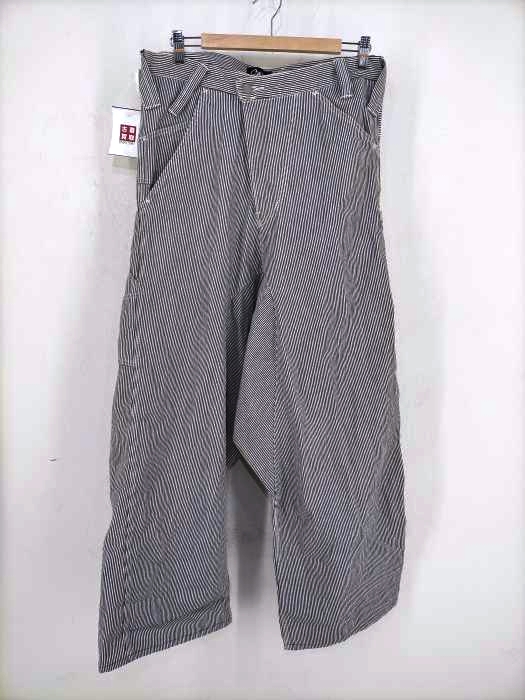 GANRYU（ガンリュウ） AD2011 11AW  ヒッコリーストライプ ペインターサルエルパンツ メンズ パンツ
