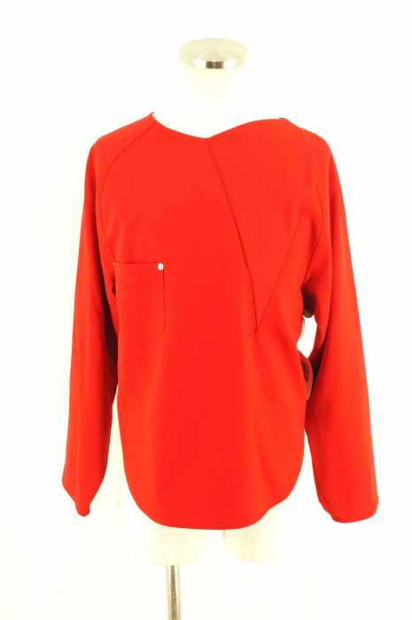 VEJAS （ヴェジャス） ANGULAR PANELウールネックデザイントップス  