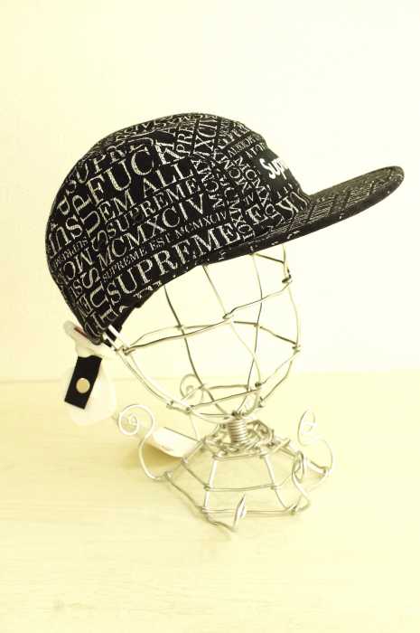Supreme （シュプリーム） 15AW　FUCK DENIM CAMP CAP メンズ 帽子