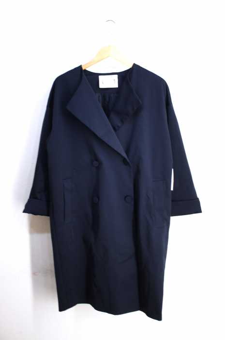 USED古着（ユーズドフルギ） ノーカラートレンチコート レディース アウター