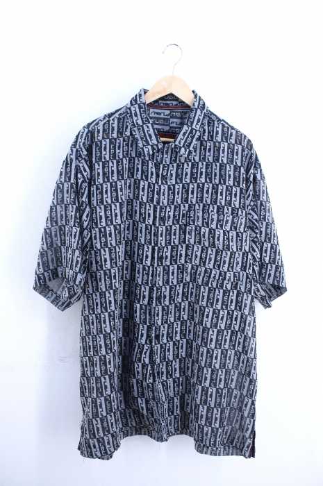 FUBU(フブ) 90S 総柄刺繍オープンカラーシャツ メンズ トップス
