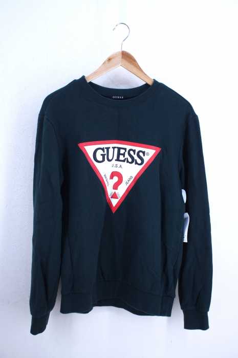 GUESS（ゲス） ロゴプリントスウェット メンズ トップス