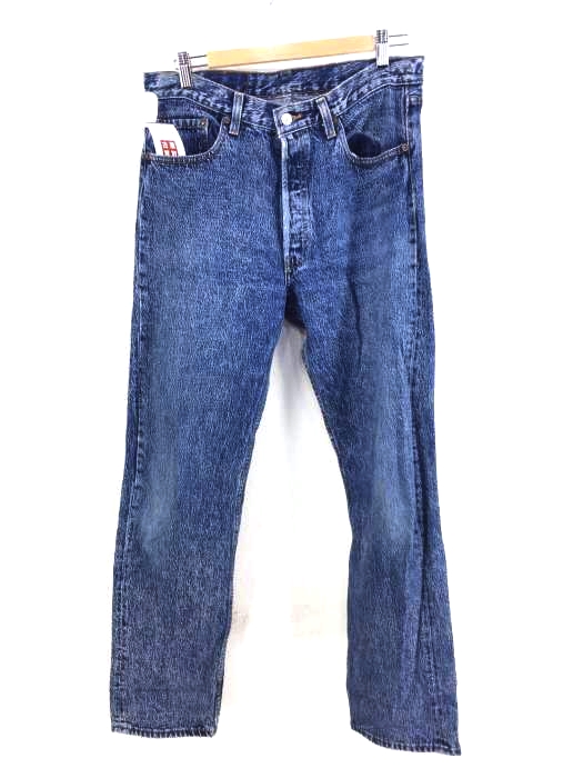 Levis(リーバイス) USA製 ボタン裏522 ケミカルデニムパンツ メンズ パンツ