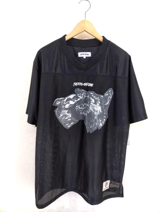 FUCKING AWESOME （ファッキンオーサム） 21SS Dogs Football Jersey Black メンズ トップス