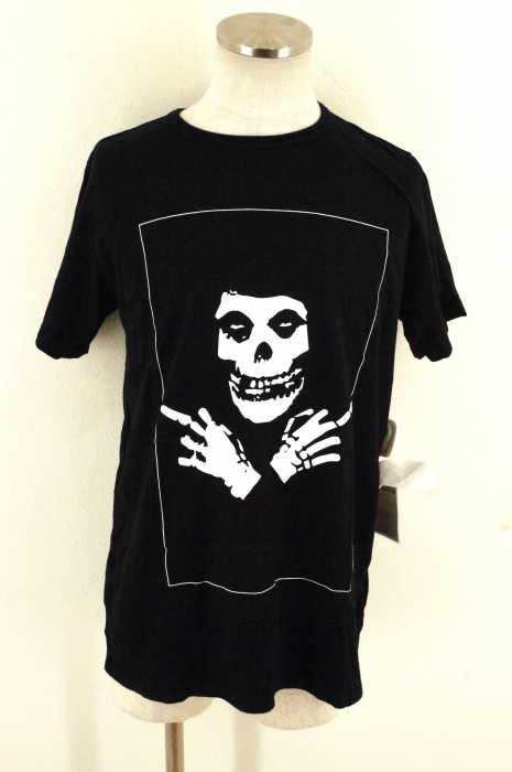 HERMAN MARKET ドクロプリントT メンズ トップス