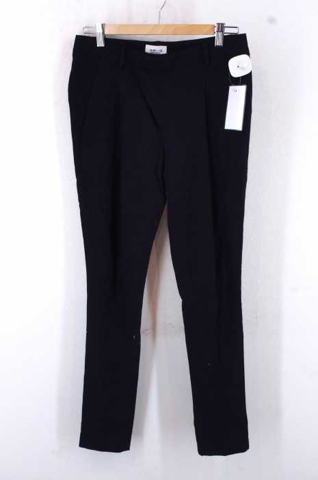 HELMUT LANG （ヘルムートラング） レーヨン混ウールジップデザインタックテーパードパンツ レディース パンツ