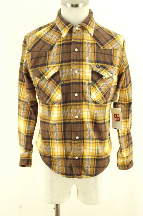 N.HOOLYWOOD　×　Wrangler （エヌハリウッド　×　ラングラー） チェック柄ウエスタンヘビーネルシャツ メンズ トップス