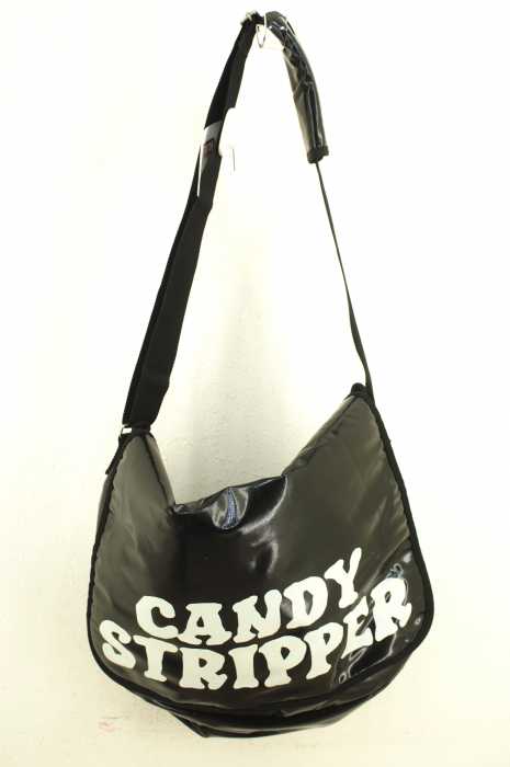 Candy Stripper (キャンディストリッパー) ロゴプリントエナメルショルダー レディース バッグ