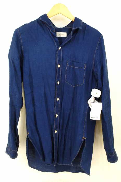 BED J.W FORD (ベッドフォード) ALRIGHT. ver.1 SHIRT インディゴ染め長袖シャツ メンズ トップス