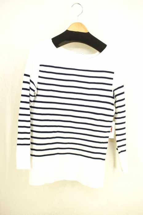 MACPHEE （マカフィー） バスクシャツ ボートネックボーダーカットソー レディース トップス