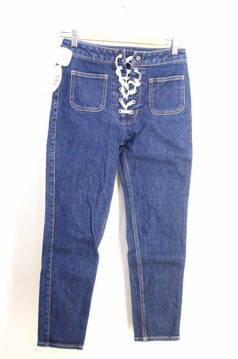 SLY（スライ） SLY LUIS HW LACE UP SLIM-A レースアップスキニーデニム レディース パンツ