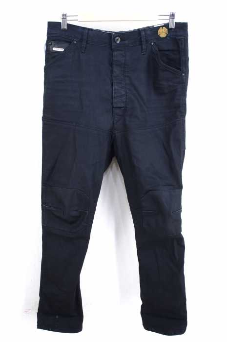 G-STAR RAW （ジースターロー） コーティング加工サルエルデニムパンツ メンズ パンツ