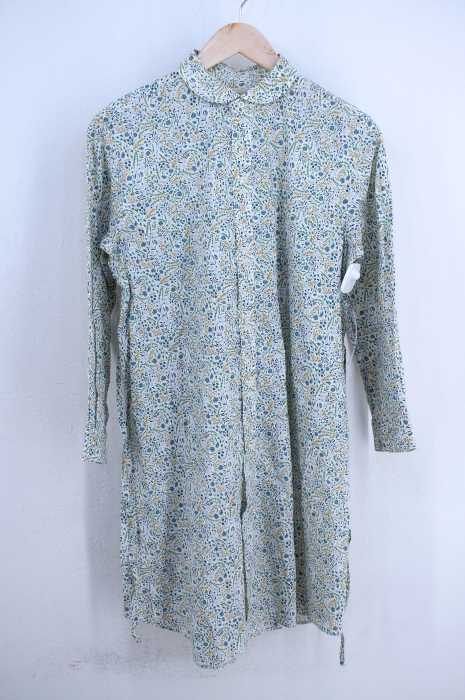Traditional Weatherwear(トラディショナルウェザーウェア) 花柄プリント ラウンドカラーシャツワンピース レディース ワンピース