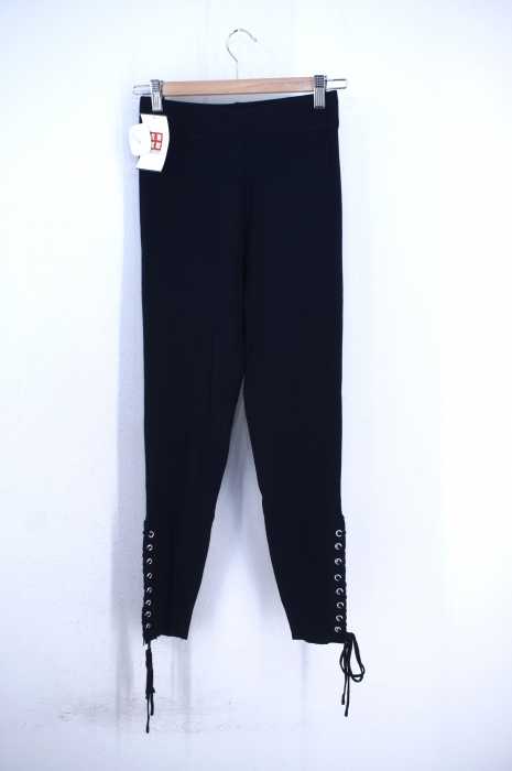ZARA KNIT（ザラニット） レースアップストレッチパンツ レディース パンツ