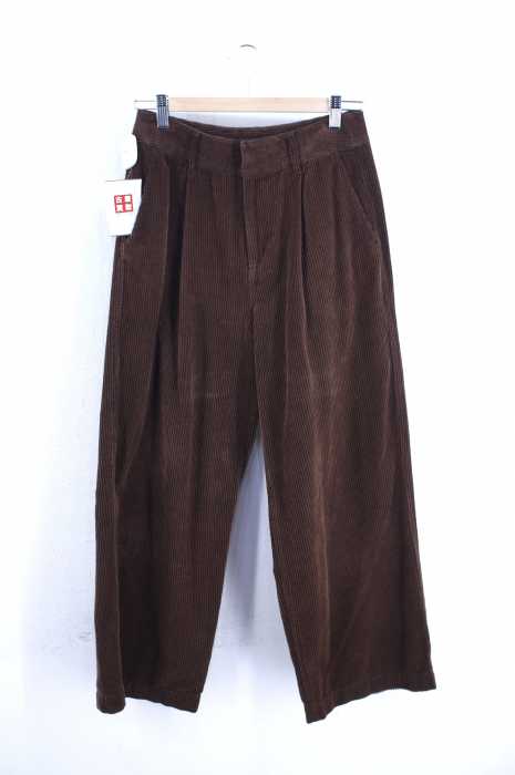 Demi-Luxe BEAMS （デミルクスビームス） コーデュロイワイドスラックス レディース パンツ