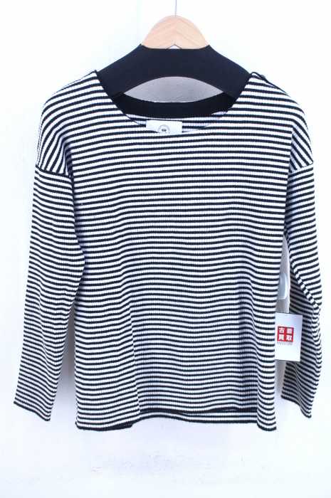 Lost DESSAU & Co（ロストデッサウ アンドコー） ショルダーボタンボートネックボーダーニット レディース トップス