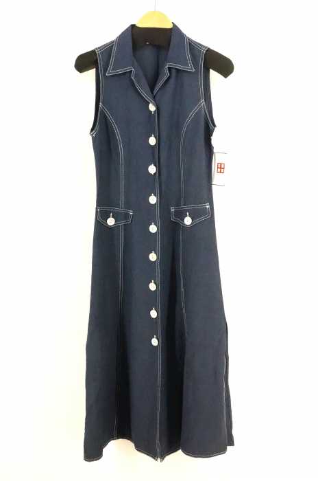 mimmina(フメイ) イタリア製 ノースリーブリネンシャツワンピース レディース ワンピース