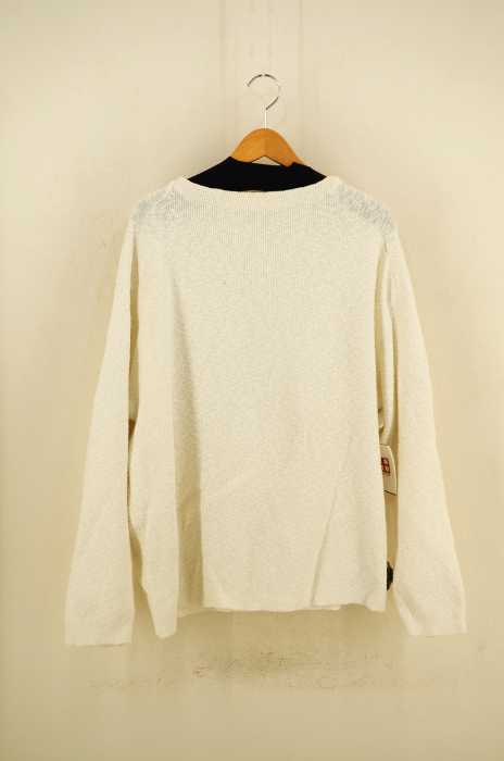 The J.PETERMAN COMPANY（フルギ） 70〜80S USA製 モックネック凹凸編みニット メンズ トップス