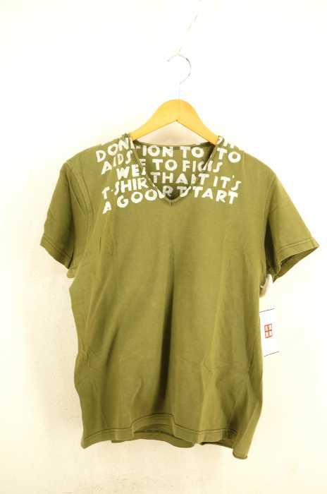 Maison Martin Margiela （メゾンマルタンマルジェラ） エイズTシャツ レディース トップス