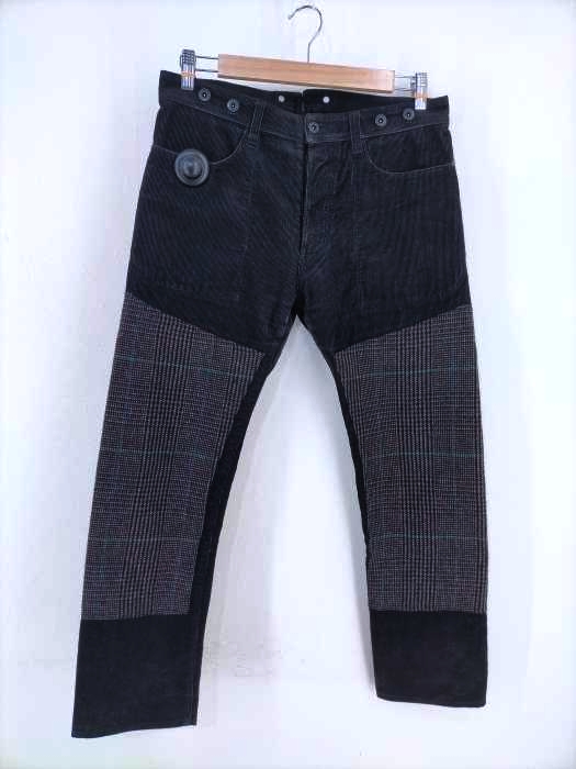 JUNYA WATANABE COMME DES GARCONS MAN（ジュンヤワタナベコムデギャルソンマン） AD2012 12AW ウールパッチワーク切替コーデュロイワークパンツ メンズ パンツ