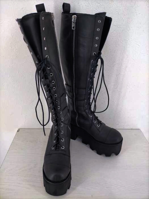 CURRENT MOOD（カレントムード） Obsidian Combat Boots レディース シューズ