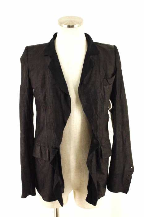 Rick Owens　OLMAR and MIRTA 　（リックオウエンスオルマーアンドマリータ） 1Bラムレザーテーラードジャケット メンズ アウター