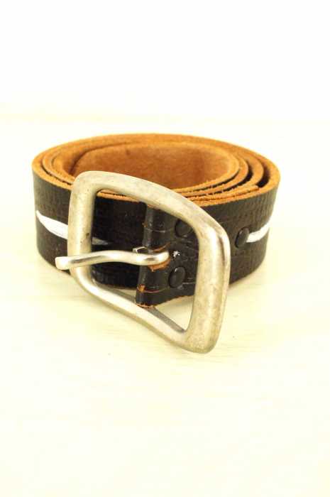 DSQUARED2 （ディースクエアード） 型押しペイントレザーベルト メンズ  