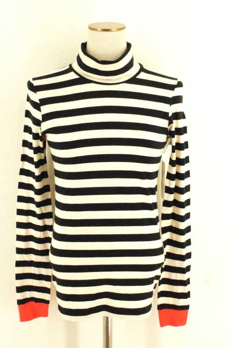 A.P.C. （アーペーセー） タートルネックボーダーカットソー レディース トップス
