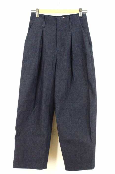 leur logette (ルルロジェッタ) タックインワイドデニムパンツ レディース パンツ