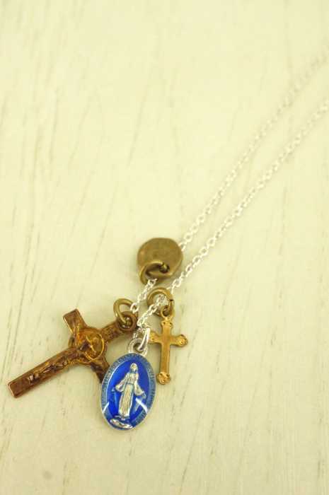 amp japan （アンプジャパン） sv925　クロスネックレス メンズ アクセサリー