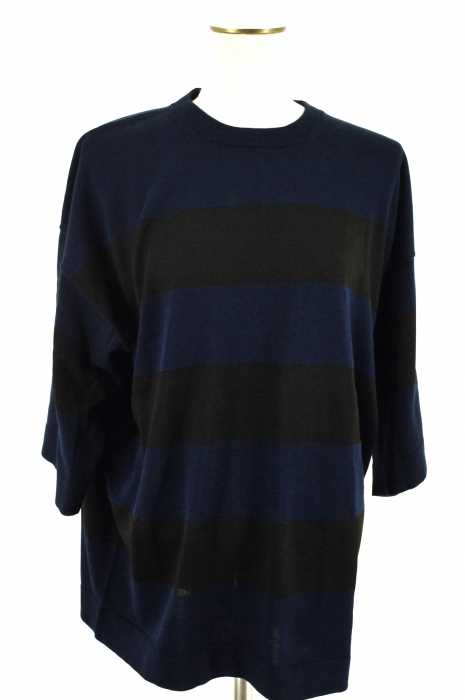 nano universe （ナノユニバース） 17ss　BD切替えニット メンズ トップス