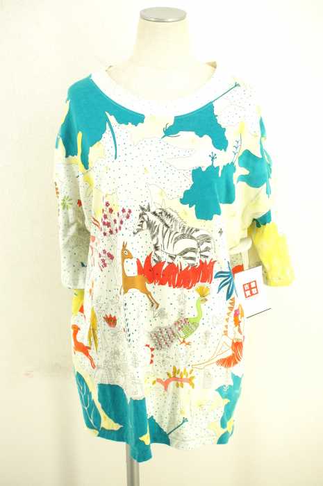 TSUMORI CHISATO (ツモリチサト) 総柄Tシャツ レディース トップス